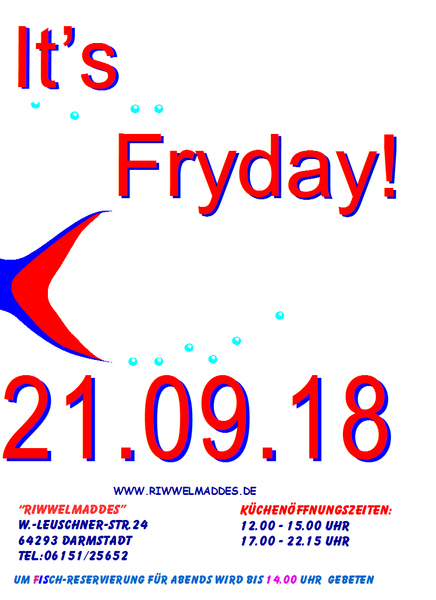 FIsh'n' Chips 21.09.2018